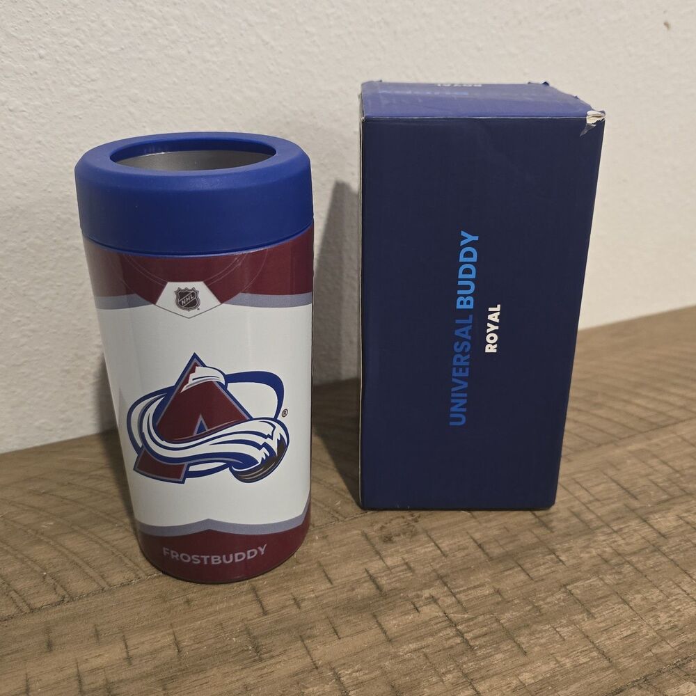 Frost Buddy Universal Buddy Colorado Avalanche NHL Can Cooler Gameday w/ Box
